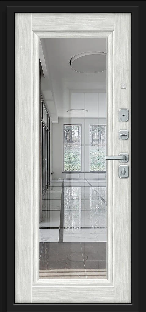 Входная дверь Форм/BChrome Almon/Bianco Melinga BR6171