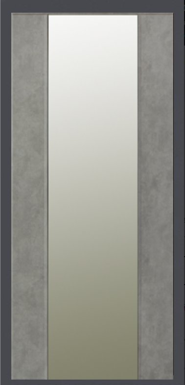 Зеркало макси бетон темный