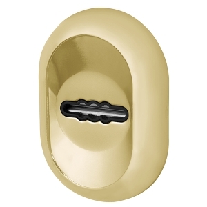 Накладка под сувальдный ключ ESC-13S с автоматическими шторками GP-золото (2шт. в уп.,отгр. по 1 шт)