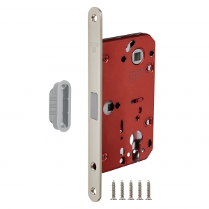 Корпус врезного замка MAGNM85C-50/BL INOX SN-3 матовый никель (блистер)