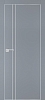 Межкомнатная дверь PX-20  AL кромка с 4-х ст. Серый матовый