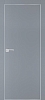 Межкомнатная дверь PX-1 AL кромка с 4-х ст. Серый матовый
